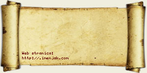 Jana Brzanović vizit kartica